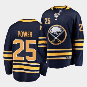 Men's Buffalo Sabres #25 Owen Power Navy Stitched Jersey